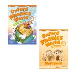 کتاب اکسفورد فونیکس ورد 2  | (SB+WB+Audio) Oxford Phonics World 2
