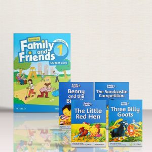 پک کتاب امریکن فمیلی اند فرندز 1 ویرایش دوم سایز بزرگ (رحلی) + مجموعه کتاب داستان | American Family and Friends 1 2nd Edition + Story Book Series Pack