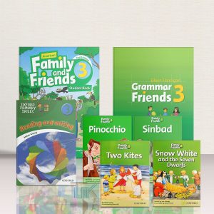 مجموعه کامل امریکن فمیلی اند فرندز 3 ویرایش دوم + کتاب گرامر+ریدینگ اند رایتینگ+مجموعه داستان | American Family and Friends 3 2nd Edition+Grammar+Reading-Writing Book+Story Series Complete Collection