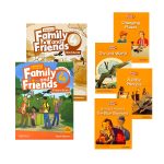 پک کتاب امریکن فمیلی اند فرندز 4 ویرایش دوم سایز بزرگ (رحلی) + مجموعه کتاب داستان | American Family and Friends 4 2nd Edition + Story Book Series Pack