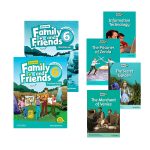 پک کتاب امریکن فمیلی اند فرندز 6 ویرایش دوم سایز بزرگ (رحلی) + مجموعه کتاب داستان | American Family and Friends 6 2nd Edition + Story Book Series Pack